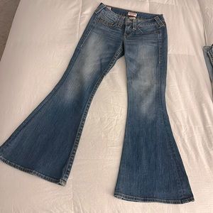 True Religion flared jeans Petite sz 27